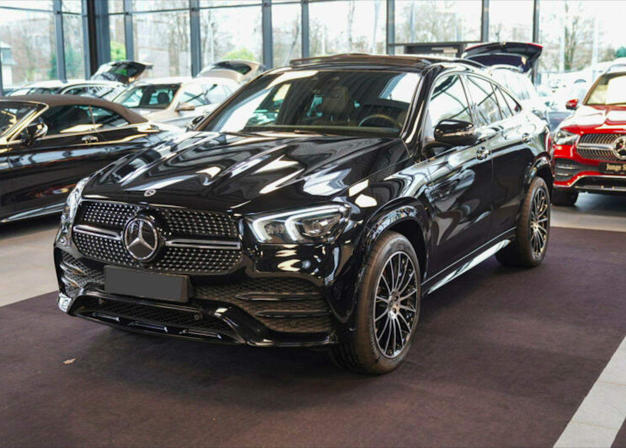 MERCEDES GLE COUPÉ 400d AMG | předváděcí auto skladem | super cena | nákup online | černá metalíza | autoibuy.com